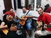 Galera pronta para atacar no sarau de violão